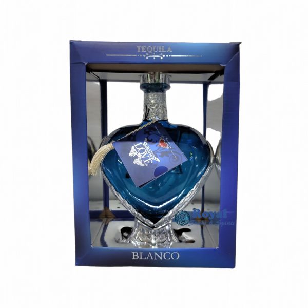 Grand Love Blue Heart Blanco Tequila (750ml)