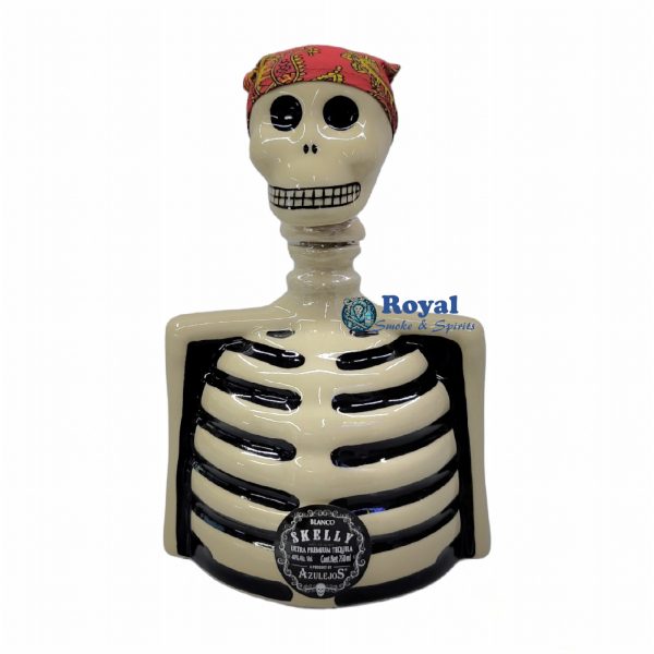 Los Azulejos Skelly Blanco Ultra Premium Tequila (750ml)