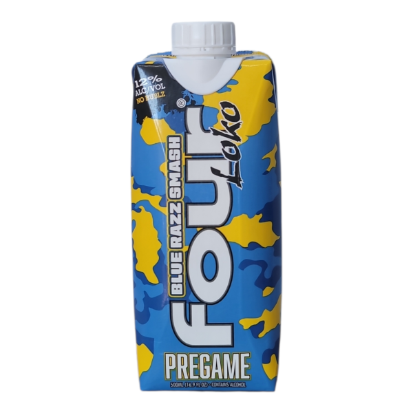 Four Loko Pregame Blue Razz Smash 500ml