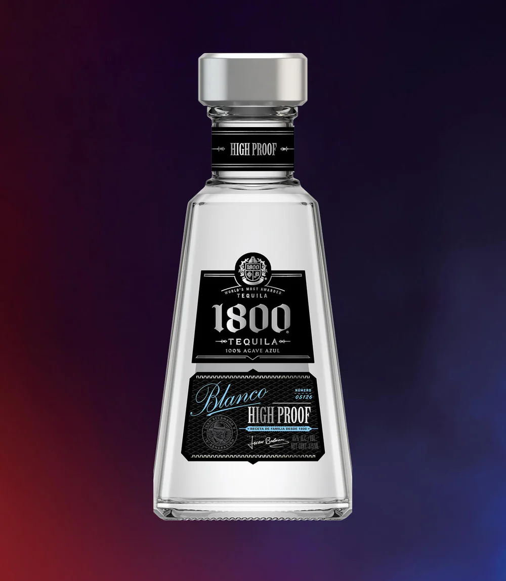 1800 High Proof Blanco Tequila (375ml)