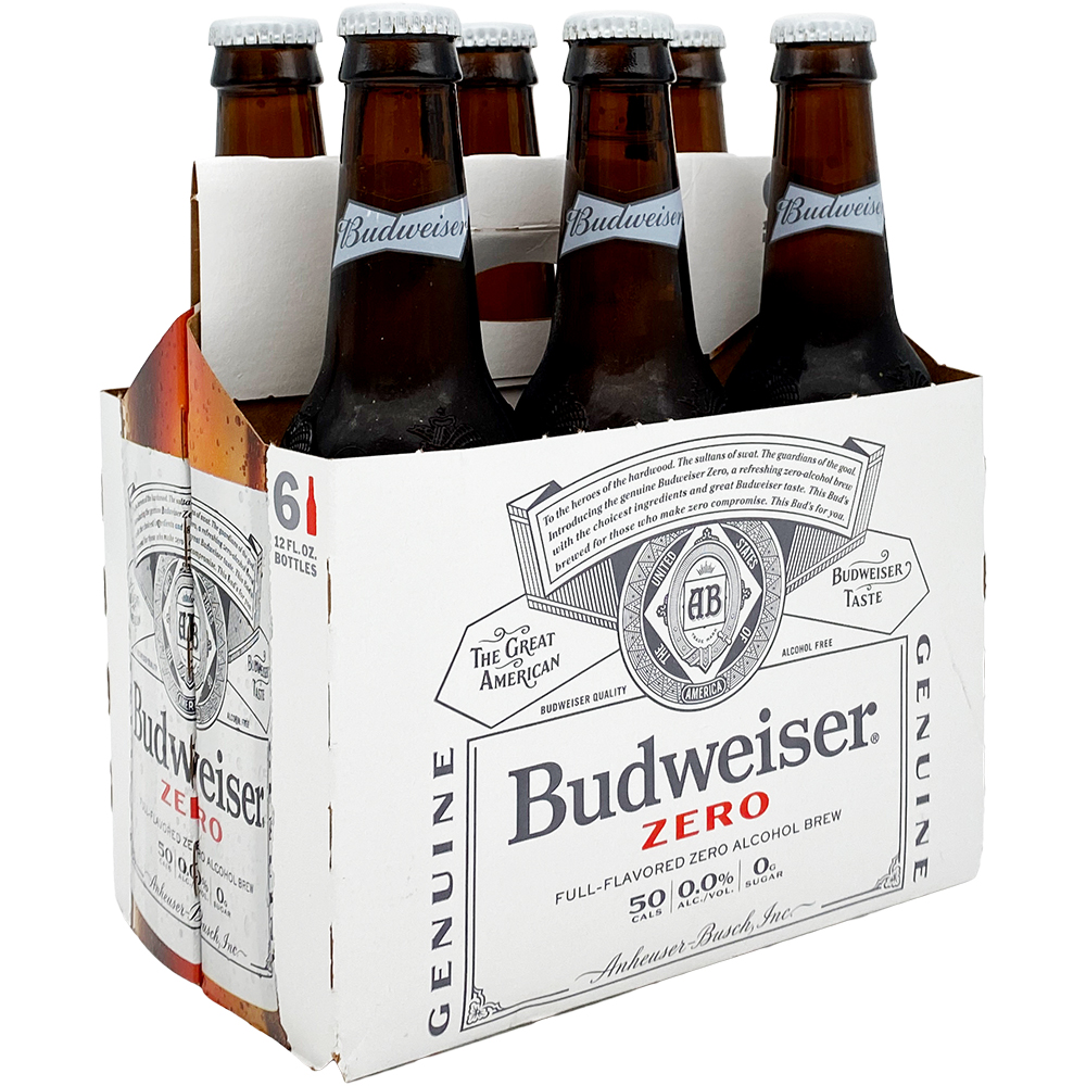Budweiser Zero (6pk X 12oz) Bottles