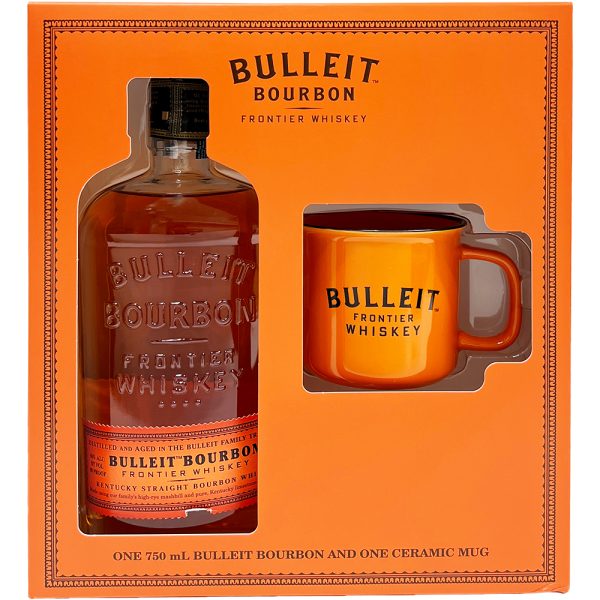 Bulleit  Bourbon Frontier Whiskey (750ml) with Glass Gift set