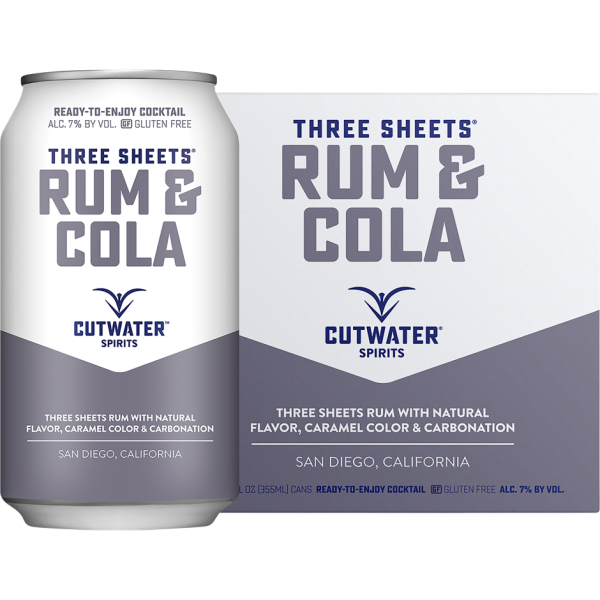 Cutwater Rum & Cola (12oz X 4pk)