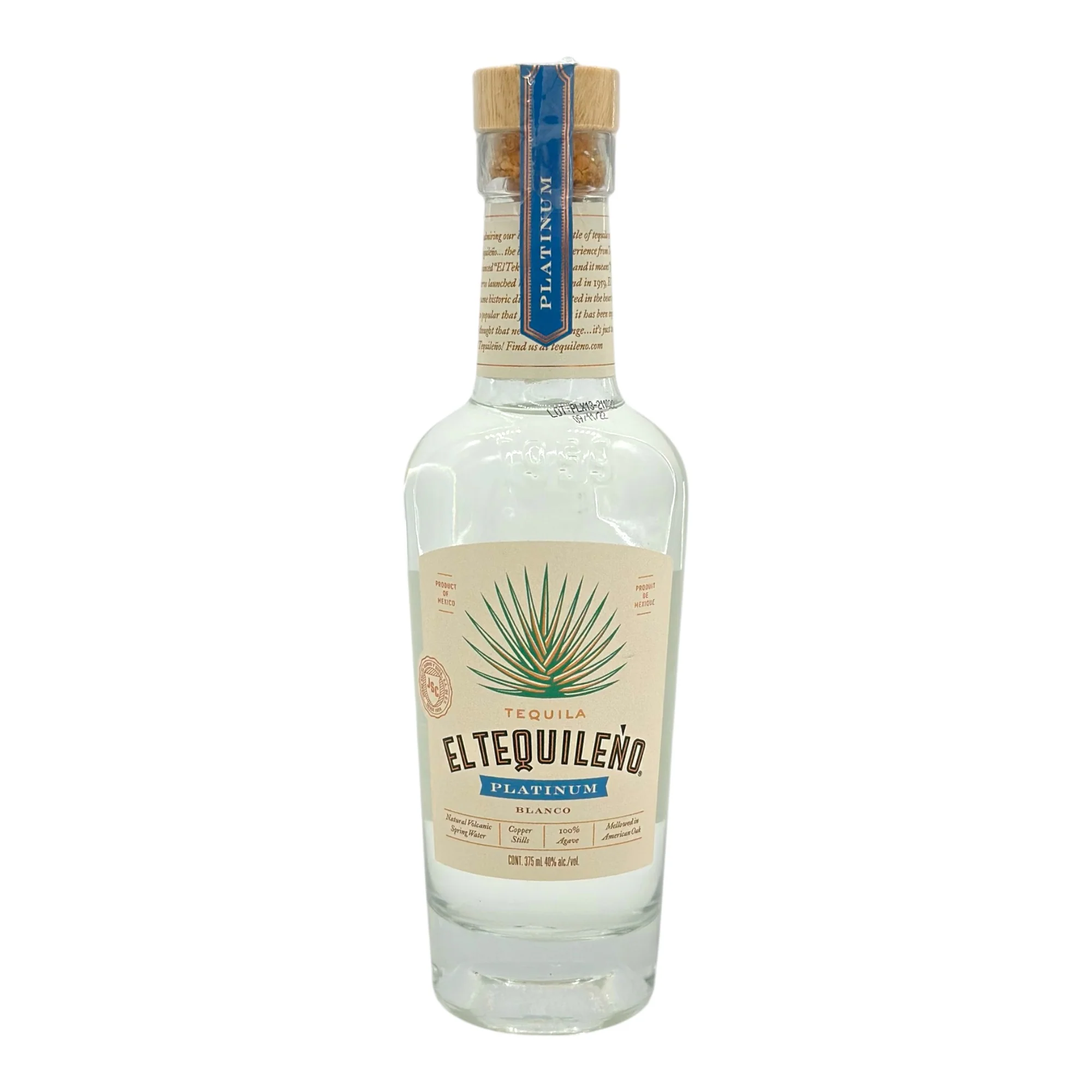 El Tequileno Blanco Tequila 375ml