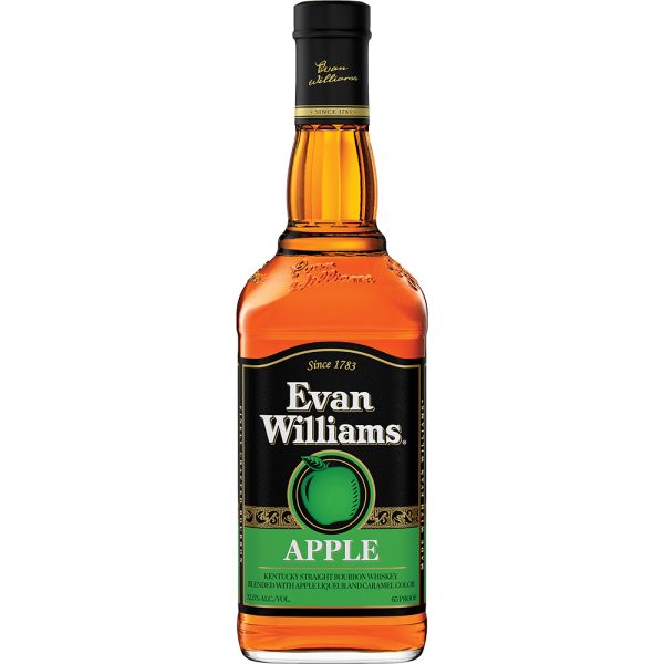 Evan Williams Bourbon Whiskey with Apple Liqueur (750ml)