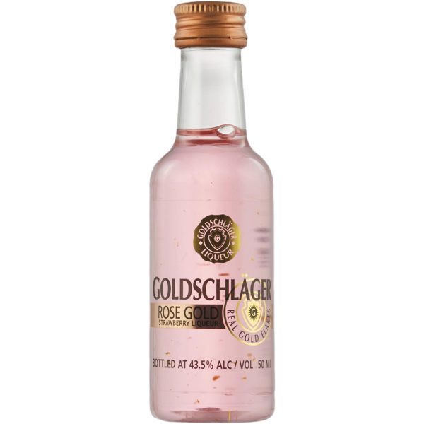 Goldschlager Rose Gold Strawberry Liqueur (50ml)