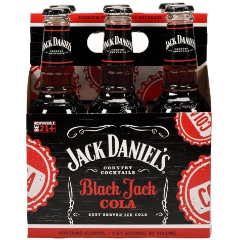 Jack Daniel's Black Jack Cola Country Cocktails (10oz X 6pk) Bottles