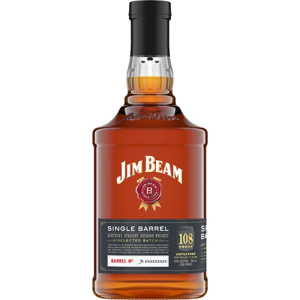 Jim Beam Single Barrel 108 Proof Whiskey (750ml)