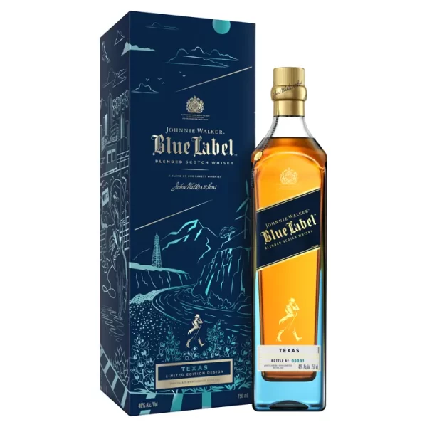 Johnnie Walker Blue Label Scotch Whisky TX Edition (750ml)