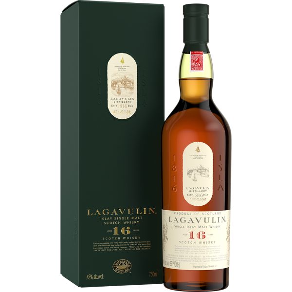 Lagavulin Islay Single Malt 16 Years old Scotch Whiskey (750ml)