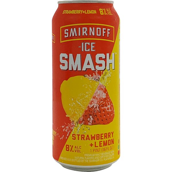 Smirnoff Ice Smash Strawberry Lemon 23.5oz Can