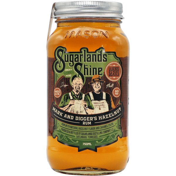 Sugarlands Shine Mark & Digger's Hazelnut Rum (750ml)