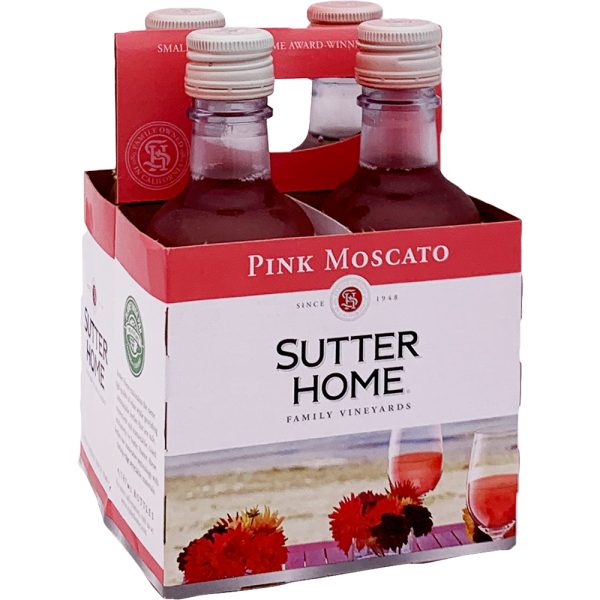 Sutter Home Pink Moscato (187ml X 4pks) Bottle