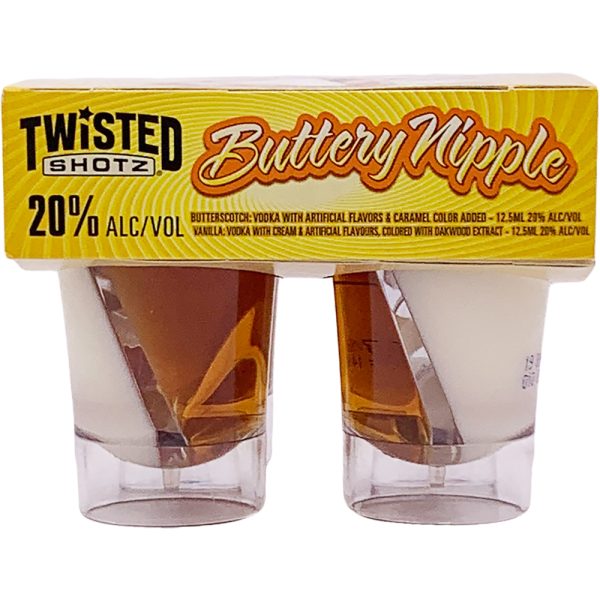Twisted Shotz Butter Nipple (25ml X 4pk)